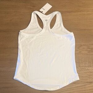 DUC White Racerback Tank Top - Lightweight Performance Layer